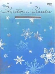 Christmas Classics for Saxophone Quartet Bari Sax Book cover Thumbnail